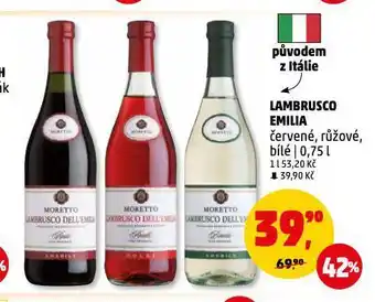 Penny Market Lambrusco emilia nabídka
