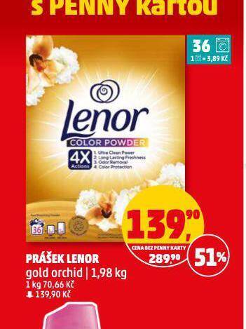 Penny Market Lenor prací prostředek nabídka