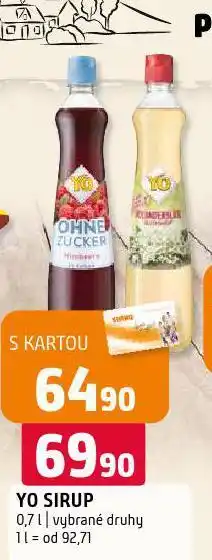 Terno Yo sirup nabídka