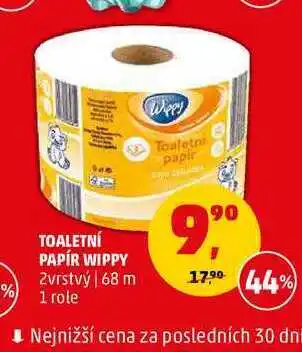 Penny Market Toaletní papír wippy, 1 role nabídka