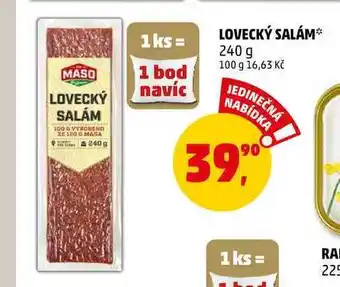 Penny Market Lovecký salám, 240 g nabídka