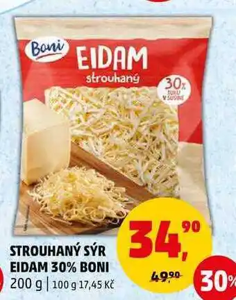 Penny Market Strouhaný sýr eidam 30% boni, 200 g nabídka