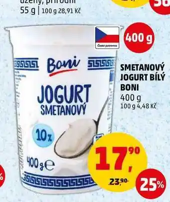 Penny Market Smetanový jogurt bílý boni, 400 g nabídka