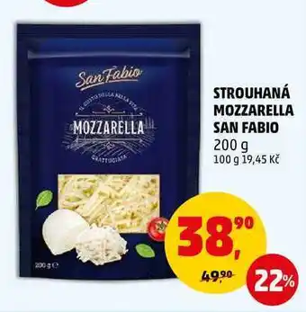 Penny Market Strouhaná mozzarella san fabio, 200 g nabídka