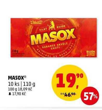 Penny Market Masox 10 ks, 110 g nabídka
