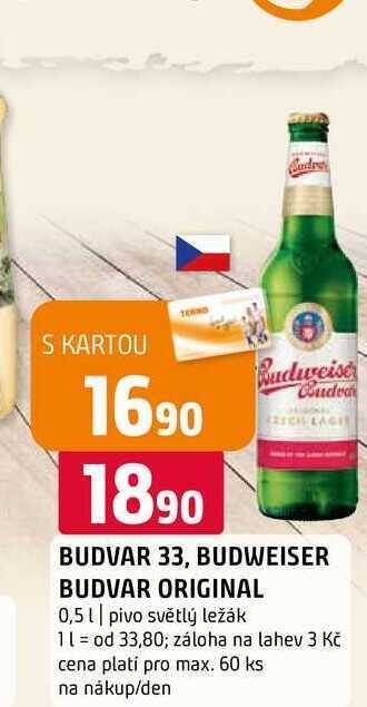 Terno Budvar 33 0,5 l nabídka