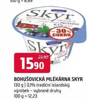 Terno Bohušovická mlékárna skyr 130 g nabídka