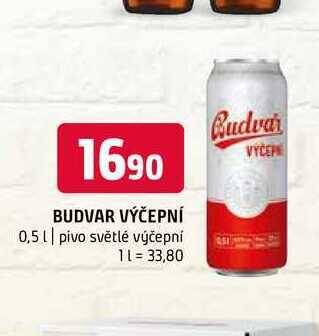 Terno Budvar výčepní 0,5 l nabídka