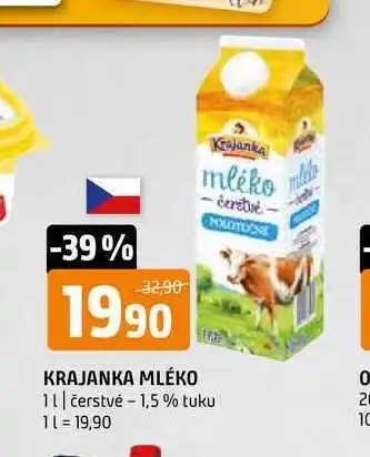 Terno Krajanka mléko 1 l nabídka