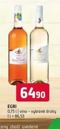 Terno Egri 0,75 l nabídka