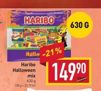 Billa Haribo halloween mix 630 g nabídka