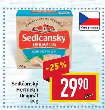Billa Sedlčanský hermelín originál 100 g nabídka