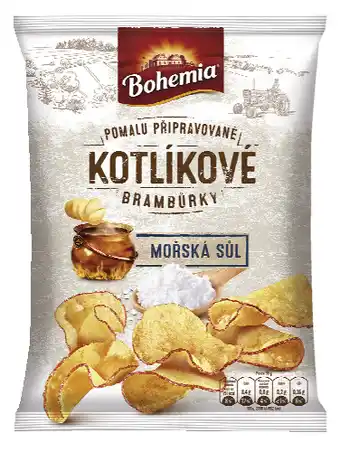 Billa Bohemia kotlíkové brambůrky 120g nabídka