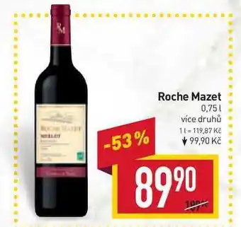 Billa Roche mazet 0,75l nabídka