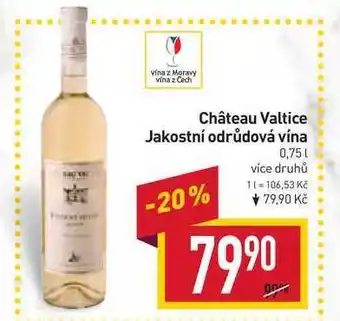 Château valtice jakostní odrůdová vína 0,75l