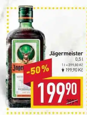 Billa Jägermeister 0,5l nabídka