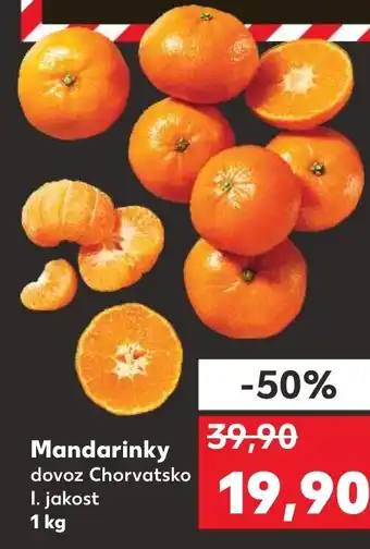 Kaufland Mandarinky nabídka