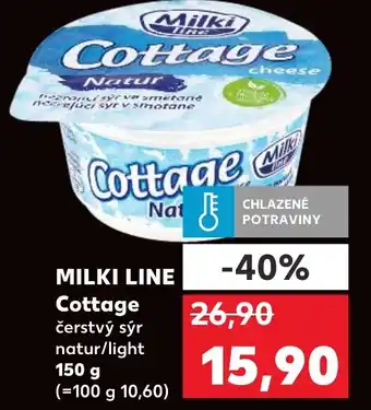 Kaufland MILKI LINE Cottage nabídka