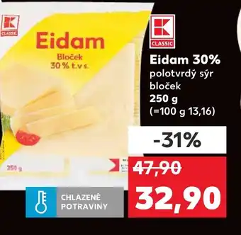 Kaufland Eidam 30% nabídka
