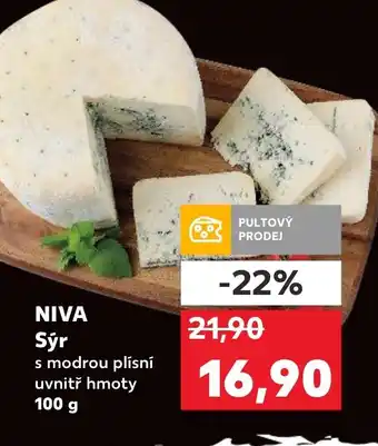 Kaufland NIVA Sýr nabídka