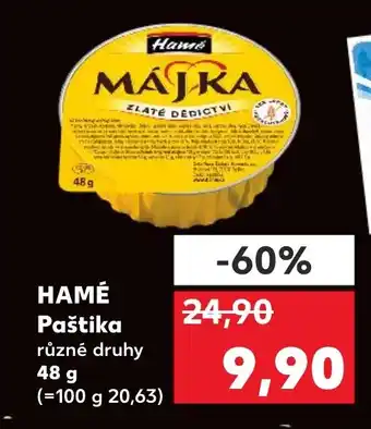 Kaufland HAMÉ Paštika nabídka