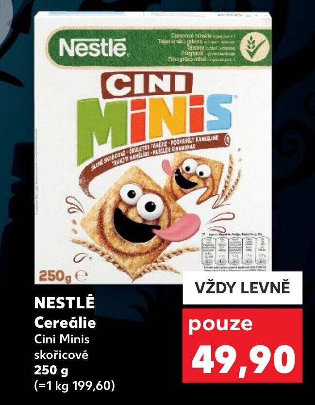 NESTLÉ Cereálie nabídky v Kaufland