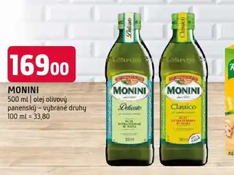 Terno Monini olej olivový nabídka