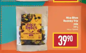 Billa Nice bites rozinky trio mix nabídka