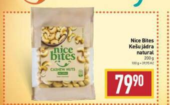 Billa Nice bites kašu jádra natural nabídka
