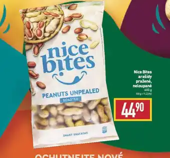 Billa Nice bites arašídy pražené, neloupané nabídka