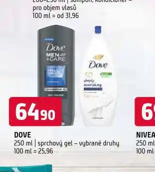 Terno Dove sprchový gel nabídka