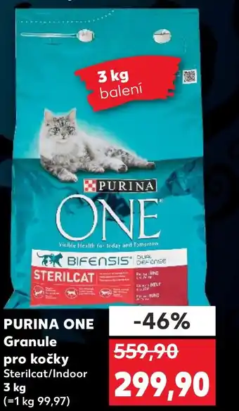 Kaufland PURINA ONE Granule pro kočky nabídka