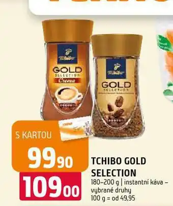 Terno Tchibo gold selection instantní káva nabídka