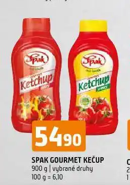 Terno Spak gourmet kečup nabídka