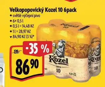 Albert Pivo velkopopovický kozel nabídka