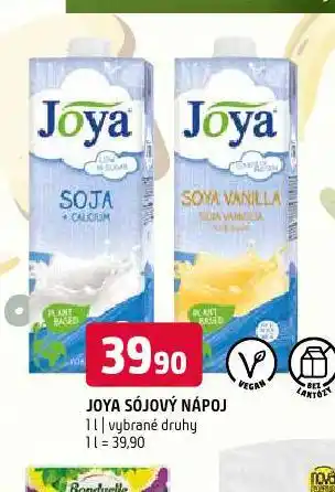 Terno Joya sójový nápoj nabídka