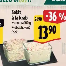 Albert Salát á la krab nabídka