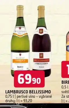 Terno Lambrusco bellissimo nabídka