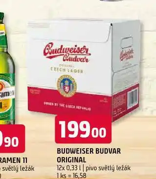 Terno Pivo budweiser budvar original nabídka