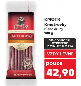 Kaufland KMOTR Kmotrovky nabídka