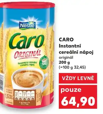 Kaufland CARO Instantní cereální nápoj nabídka
