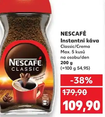 Kaufland NESCAFÉ Instantní káva nabídka