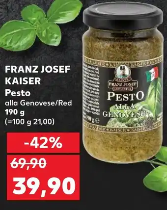 Kaufland FRANZ JOSEF KAISER Pesto nabídka