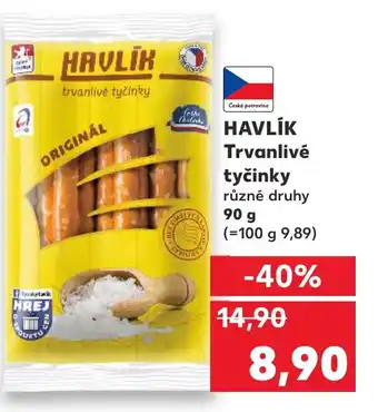 Kaufland HAVLÍK Trvanlivé tyčinky nabídka