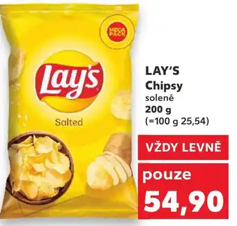 Kaufland LAY'S Chipsy nabídka