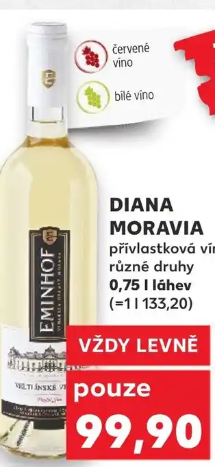 Kaufland DIANA MORAVIA nabídka