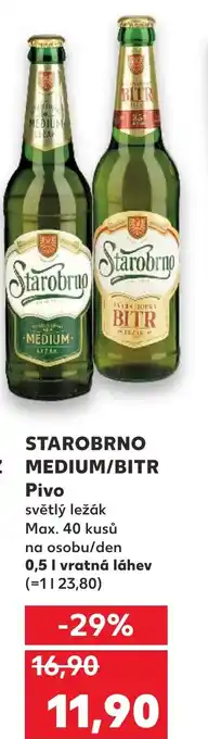 Kaufland STAROBRNO MEDIUM/BITR nabídka