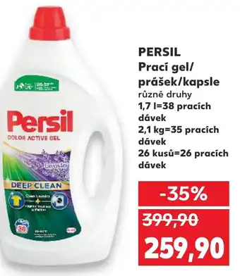Kaufland PERSIL Prací gel/ prášek/kapsle nabídka