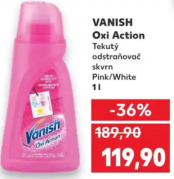 Kaufland VANISH Oxi Action nabídka