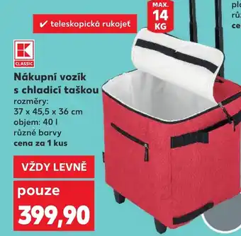 Kaufland Nákupní vozík s chladicí taškou nabídka